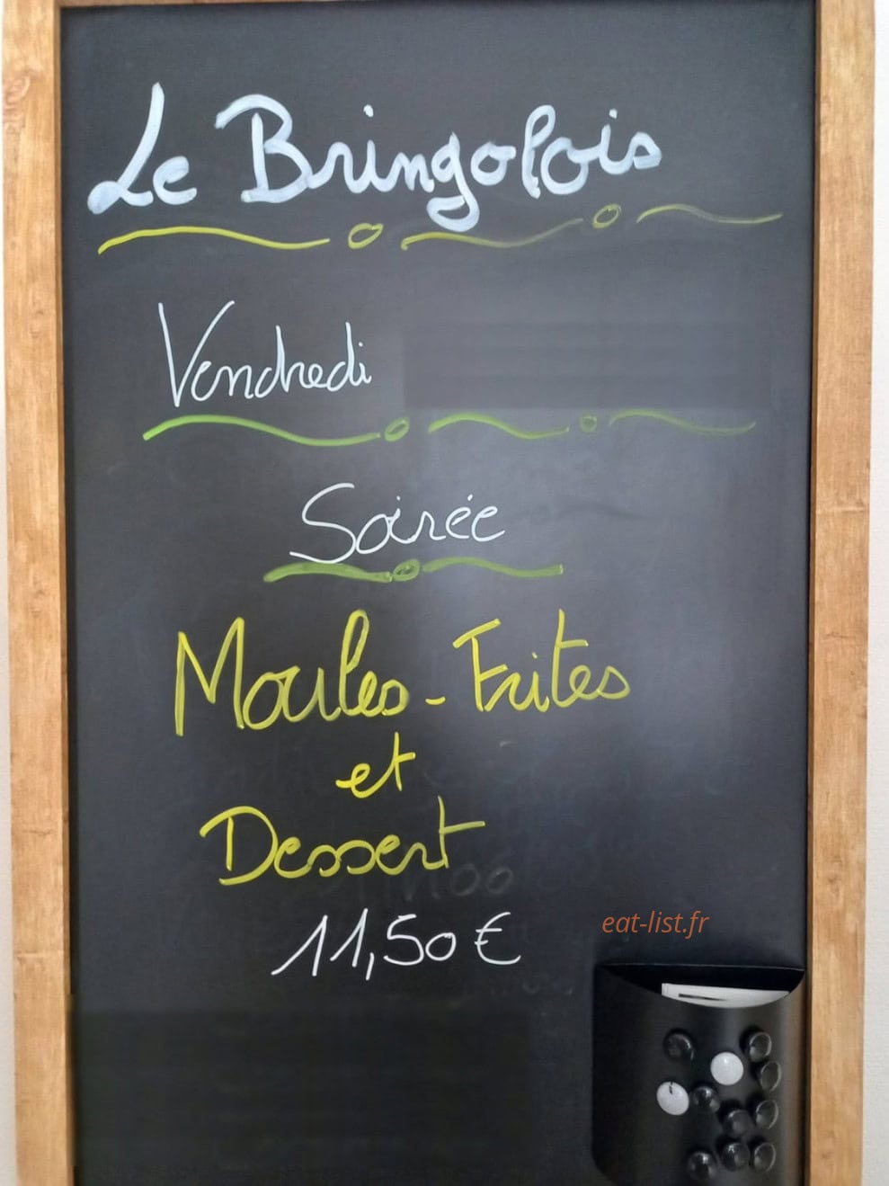 Le Bringolois — carte page 1