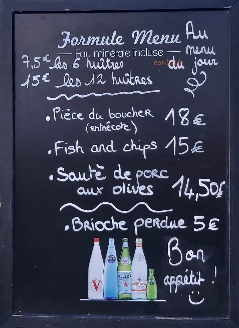 La Cabane du pêcheur — carte page 1