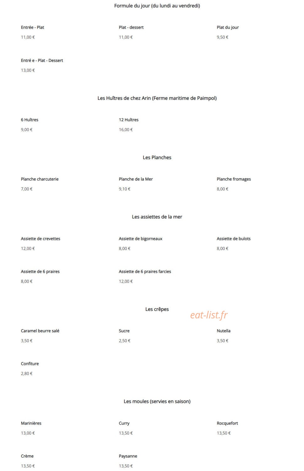 La Marine — carte page 1