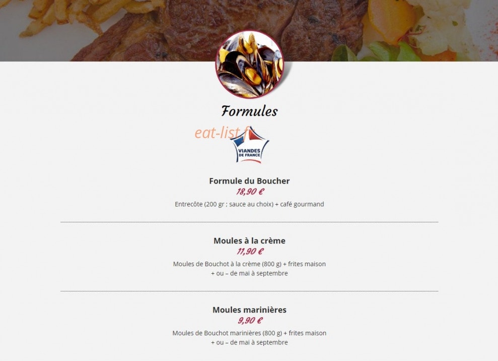 La Mandoline — carte page 6