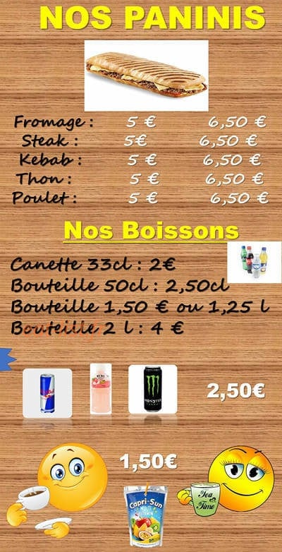 Chez Momo et Timo — carte page 7
