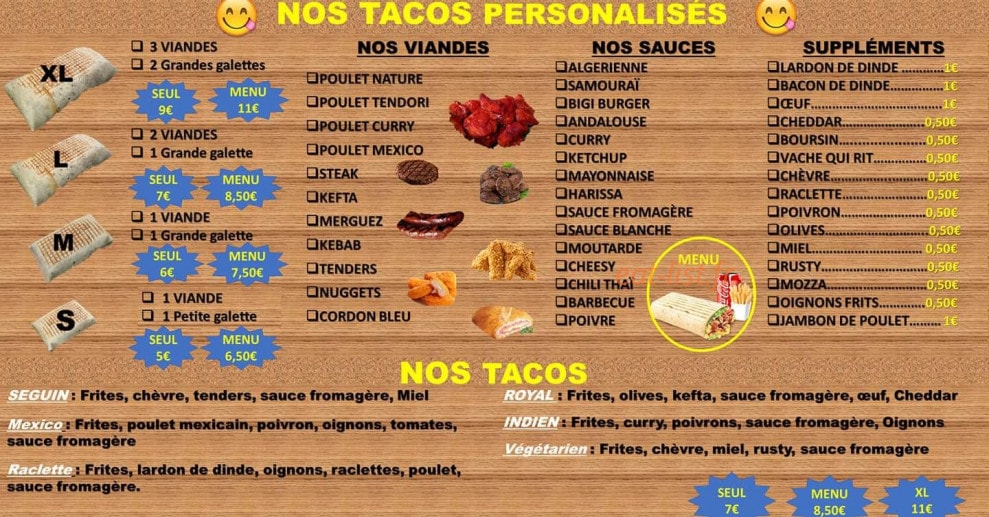 Chez Momo et Timo — carte page 1