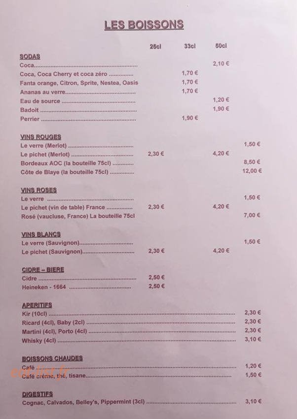 Le Croc — carte page 6
