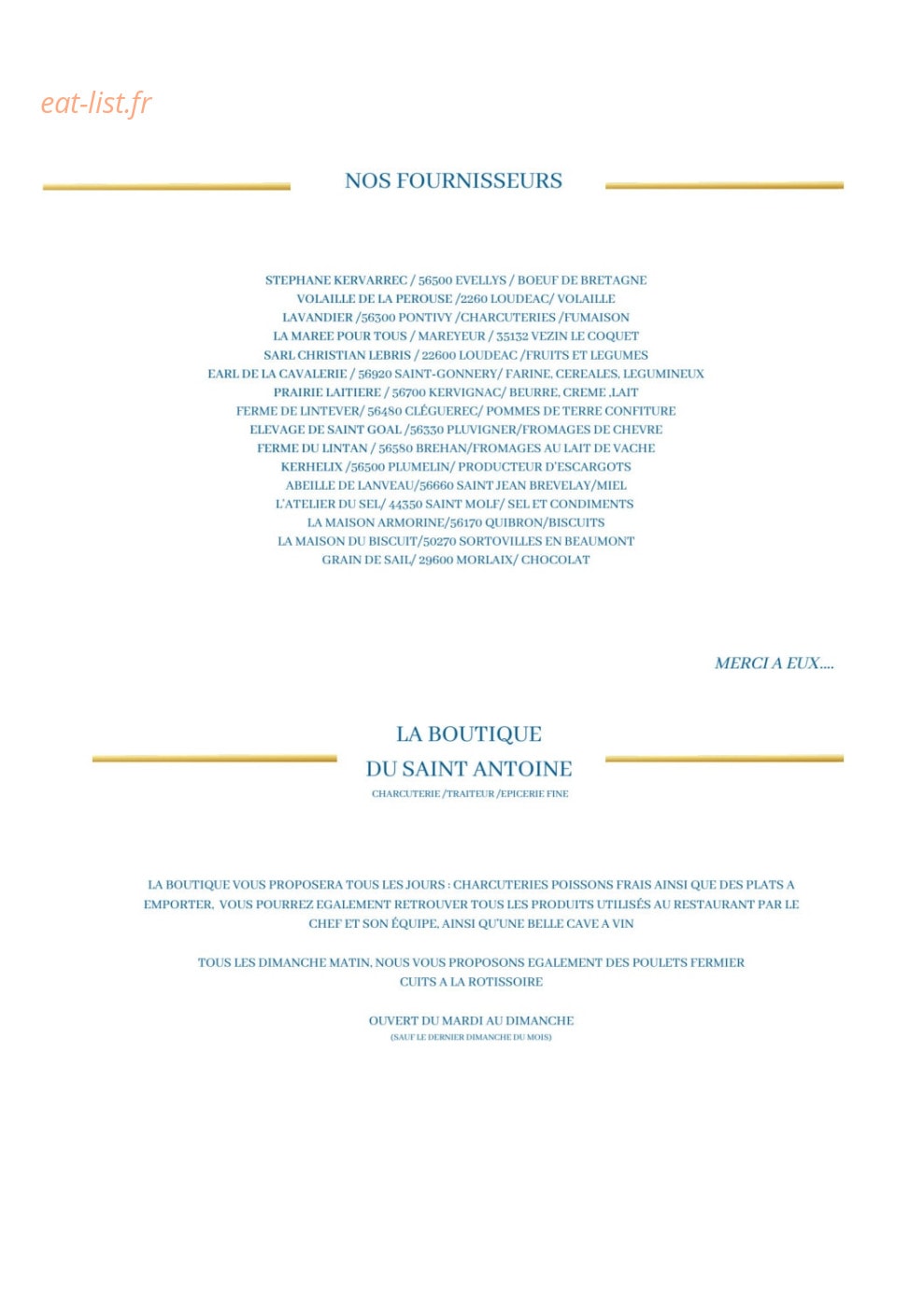 Saint Antoine — carte page 9