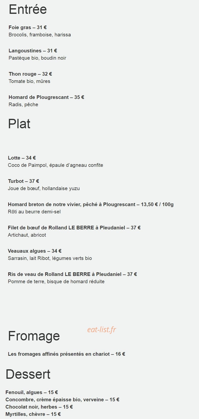 Aigue Marine — carte page 2