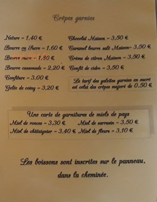 La Maison de Jeanne — carte page 3