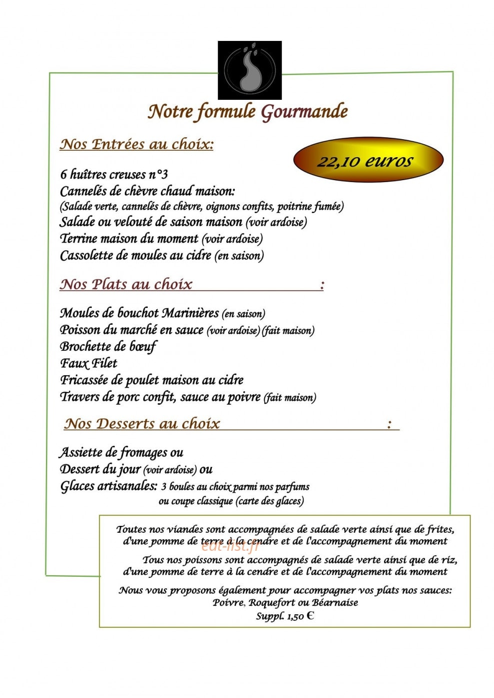 Ty Braise — carte page 4