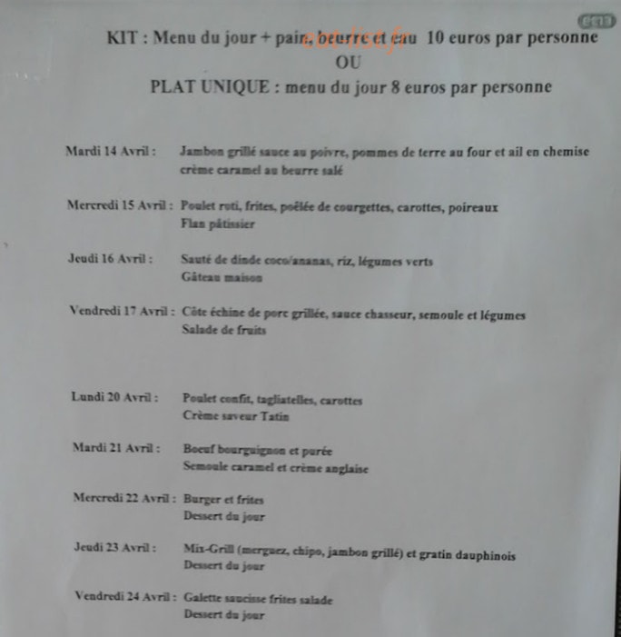 Le Madison — carte page 1