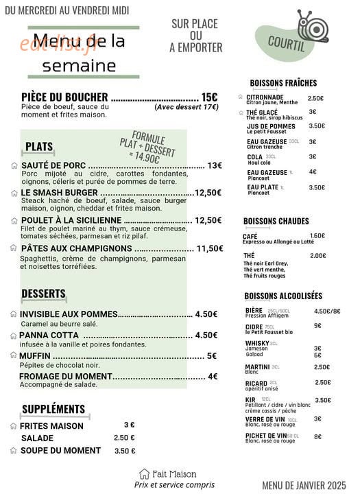 Courtil — carte page 1