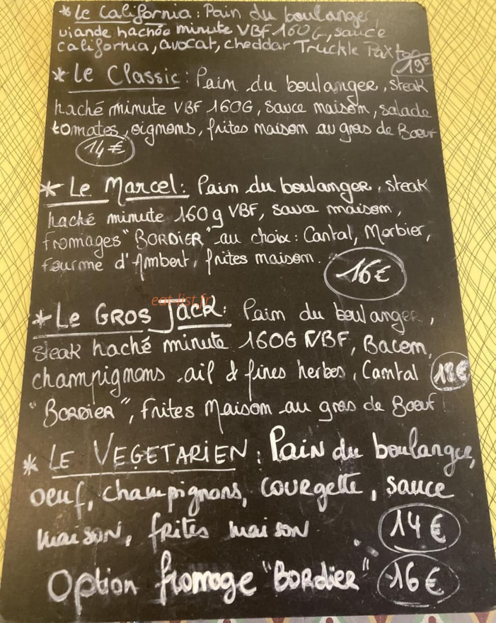 Les Marcels — carte page 1