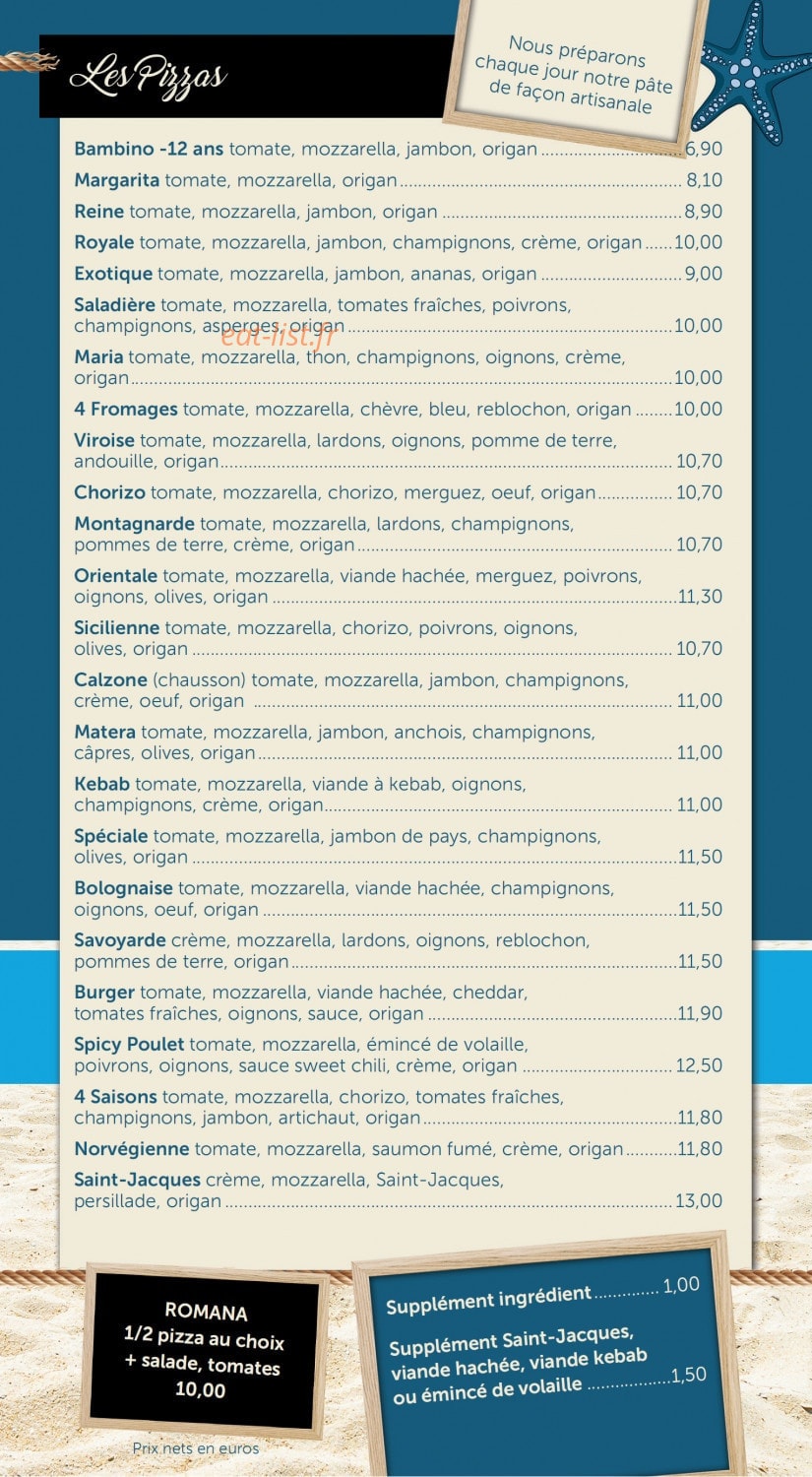 O sables — carte page 3