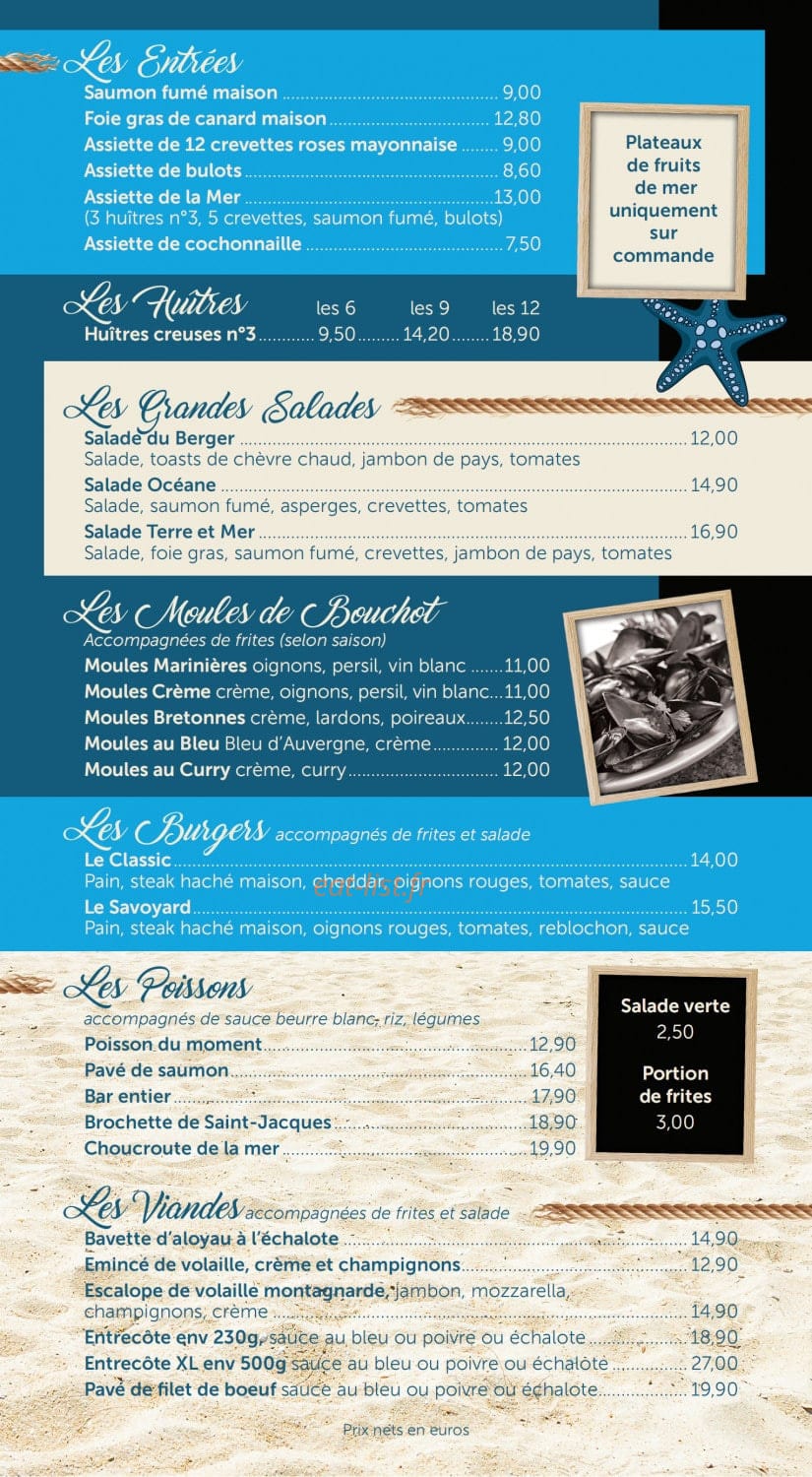 O sables — carte page 2