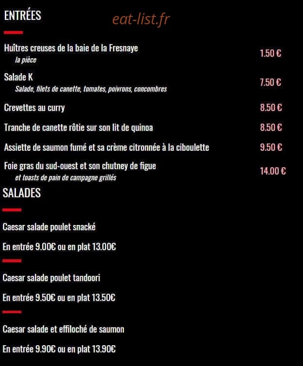 Kasino de Fréhel — carte page 1