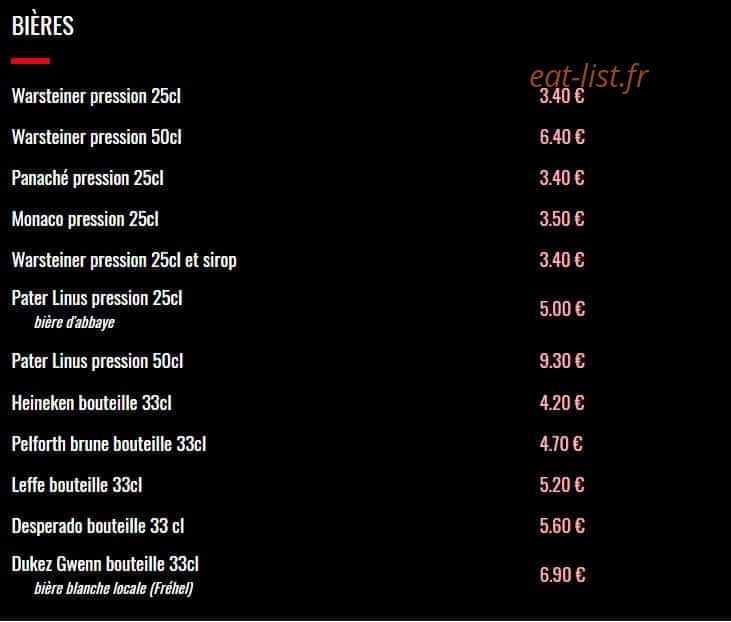 Kasino de Fréhel — carte page 4