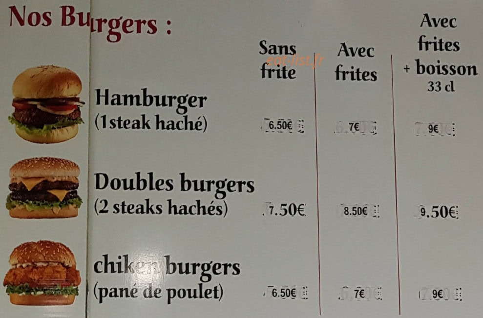 Ayaz Kebab — carte page 1