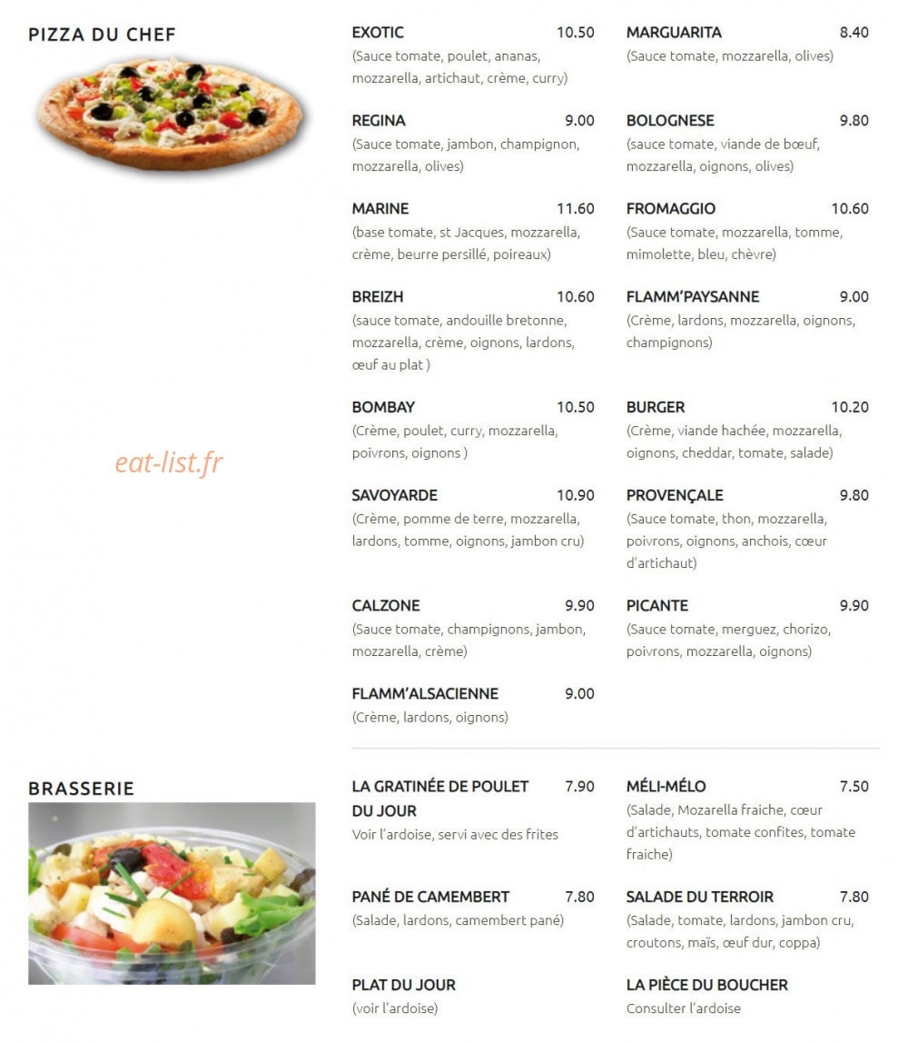 Snack'Deuc — carte page 3