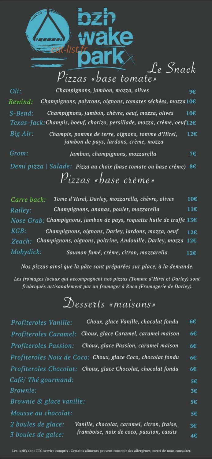 Bzh Wake Park — carte page 2