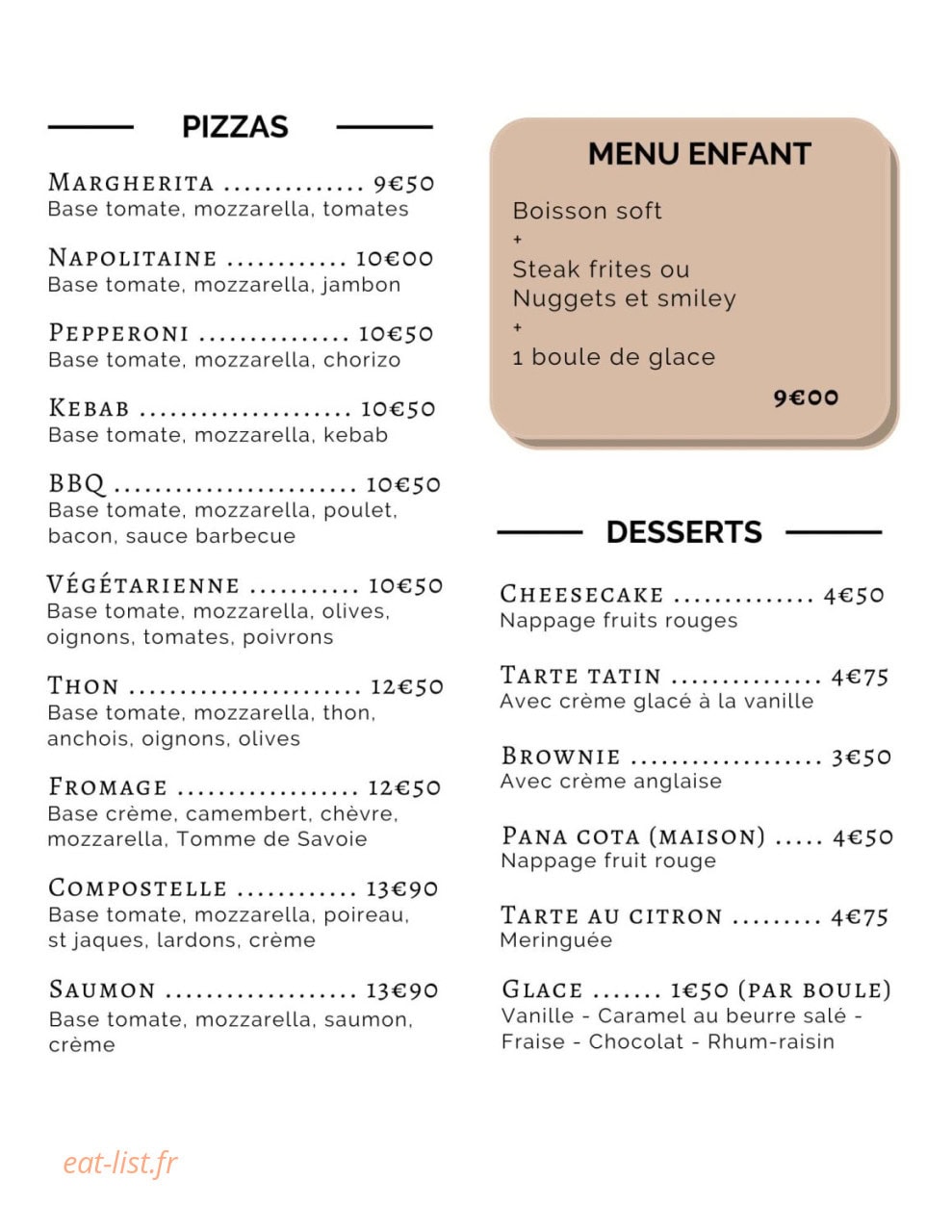 Les Burons — carte page 1