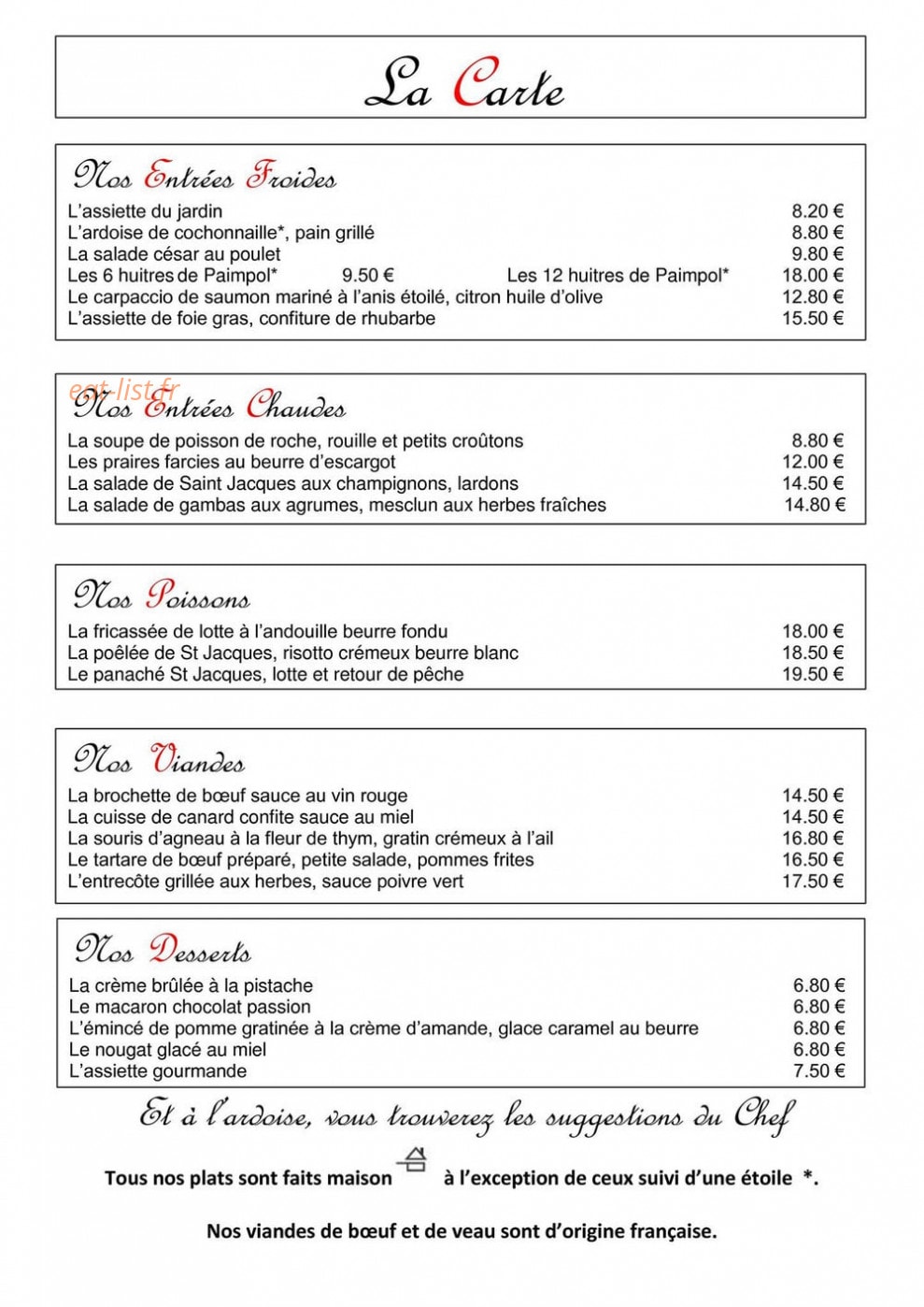 Lucotel — carte page 1