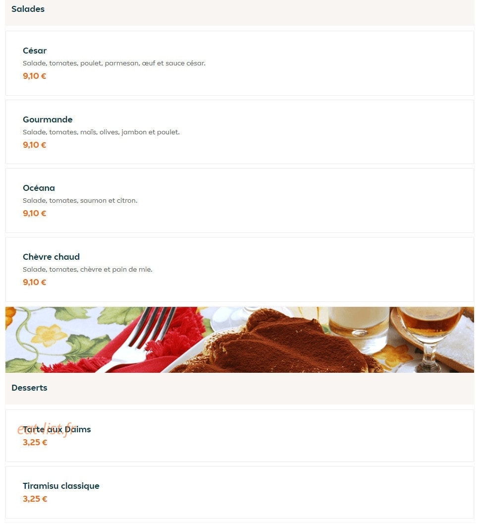 Burger city — carte page 11