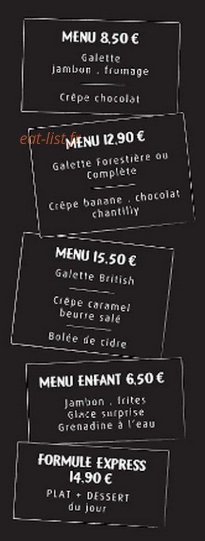 Creperie De La Place — carte page 3