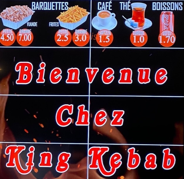 King Kebab — carte page 3