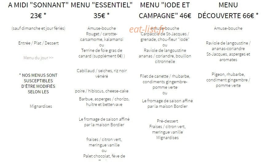 L' Anthocyane — carte page 1
