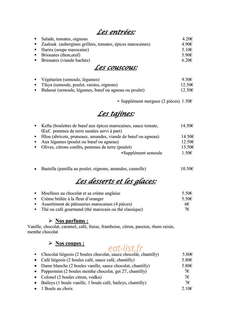La Médina — carte page 1