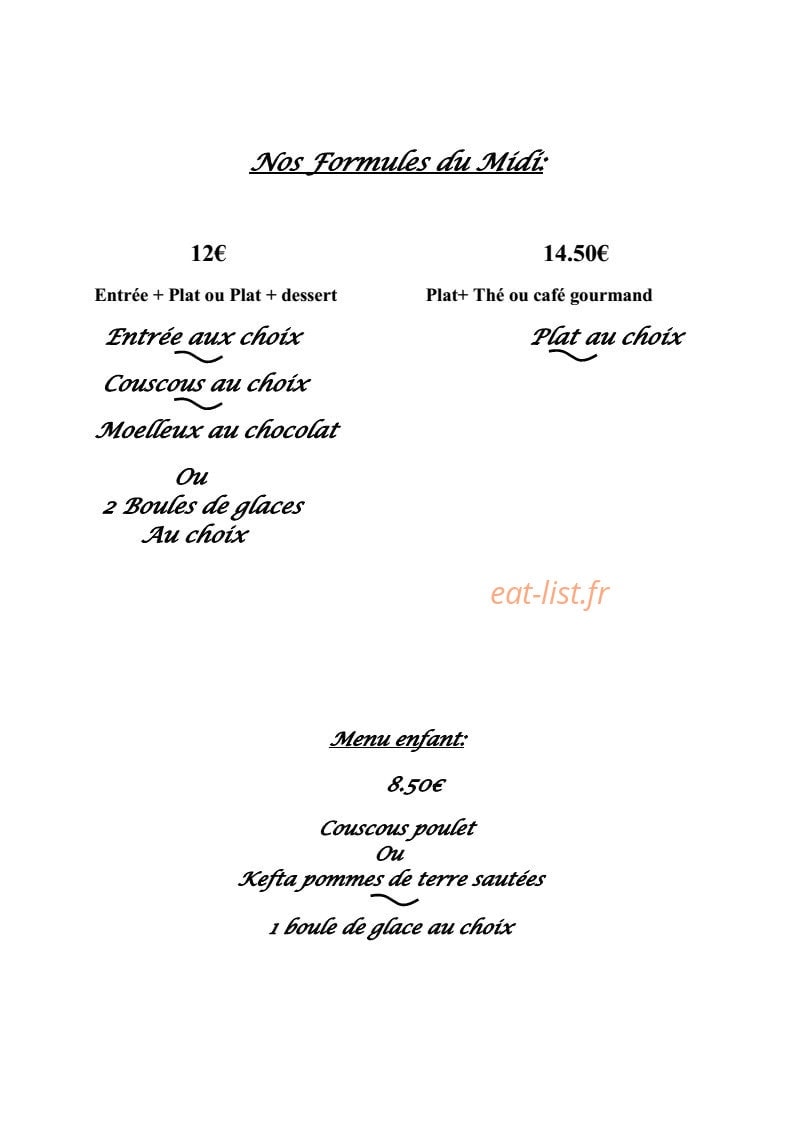 La Médina — carte page 2
