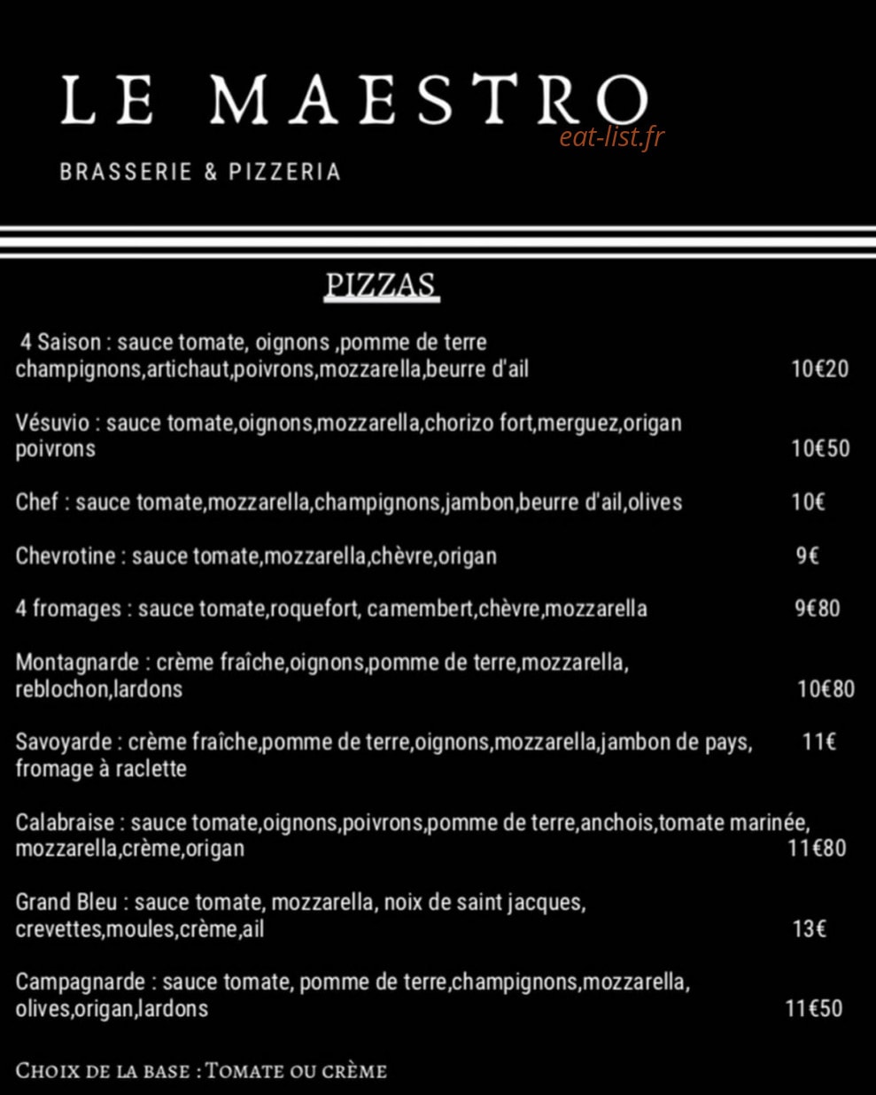 Le Maestro — carte page 3