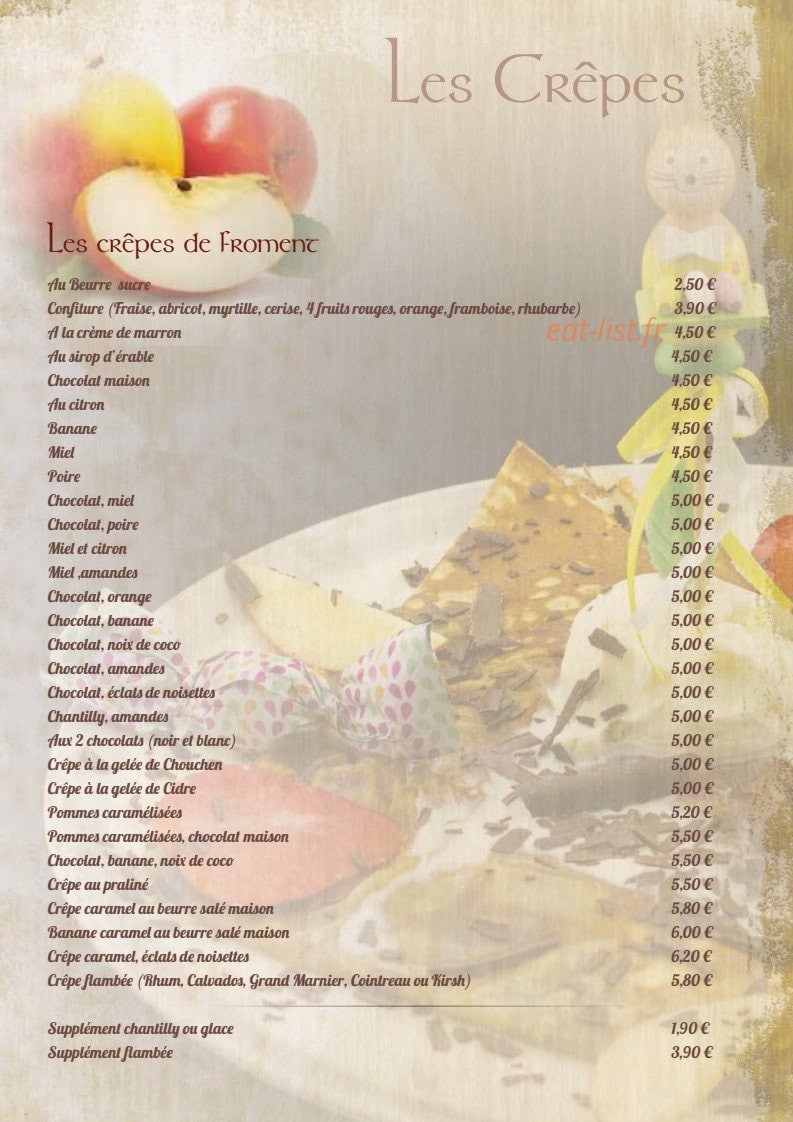 Le Moulin Vert — carte page 13