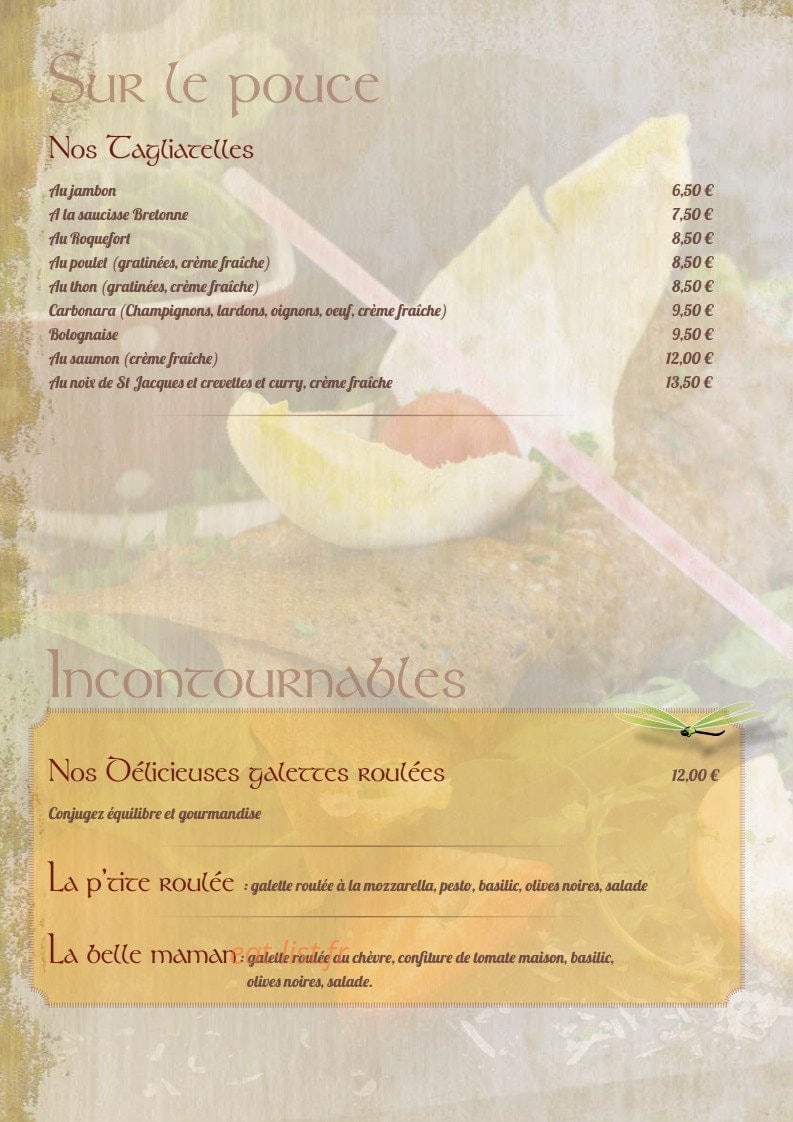 Le Moulin Vert — carte page 8