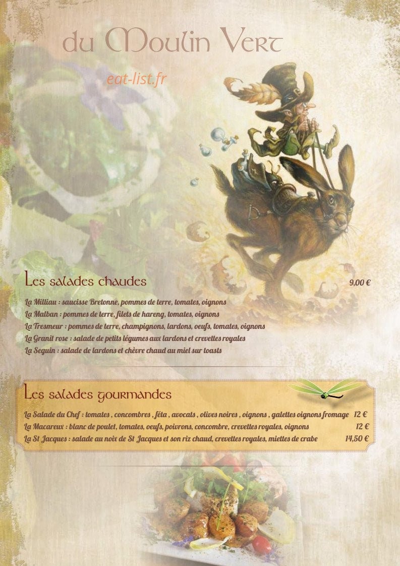 Le Moulin Vert — carte page 12