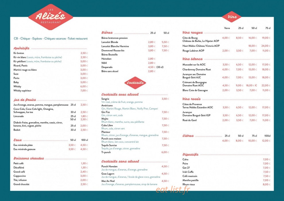 Les Alizés — carte page 3