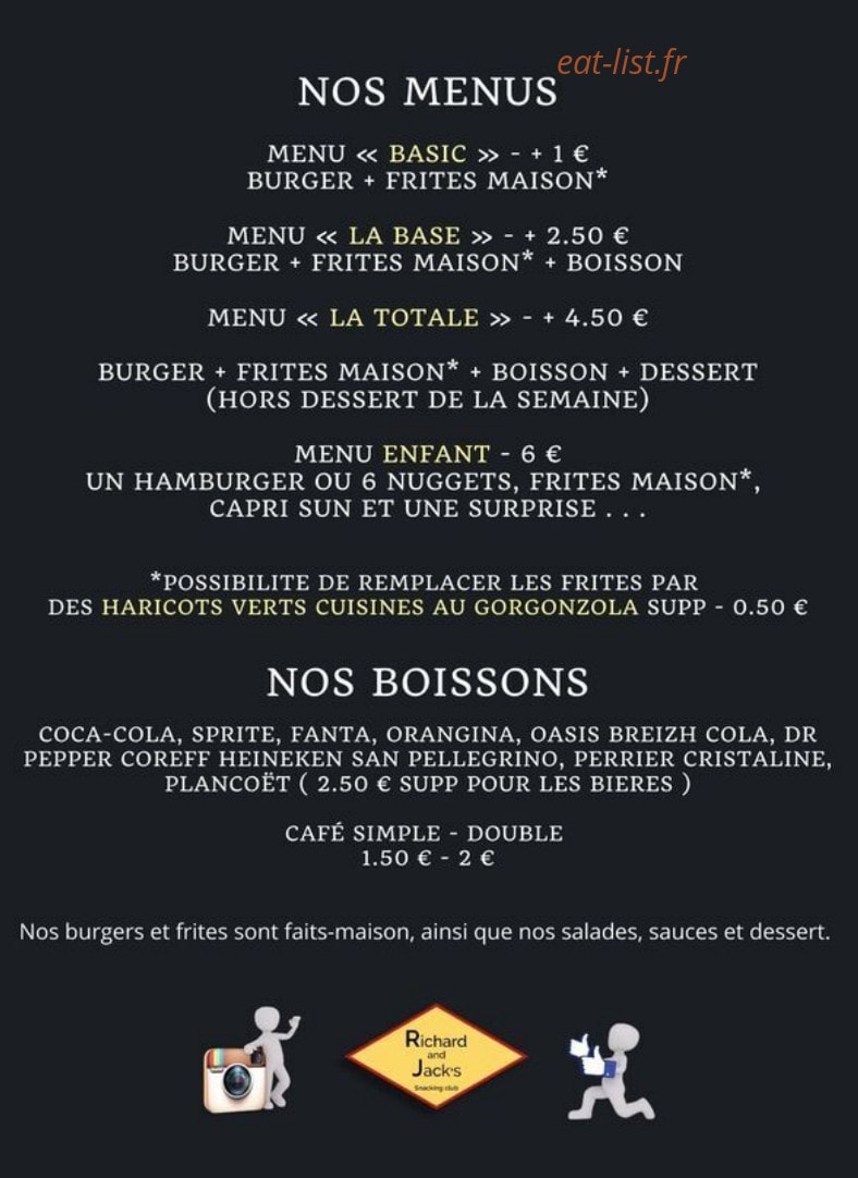Richard And Jack's — carte page 4