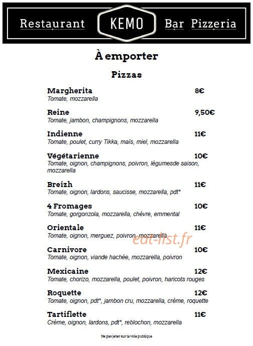 Kemo — carte page 1