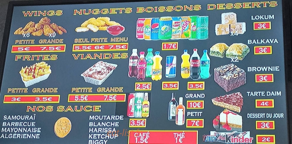 Bodrum Kebab — carte page 5