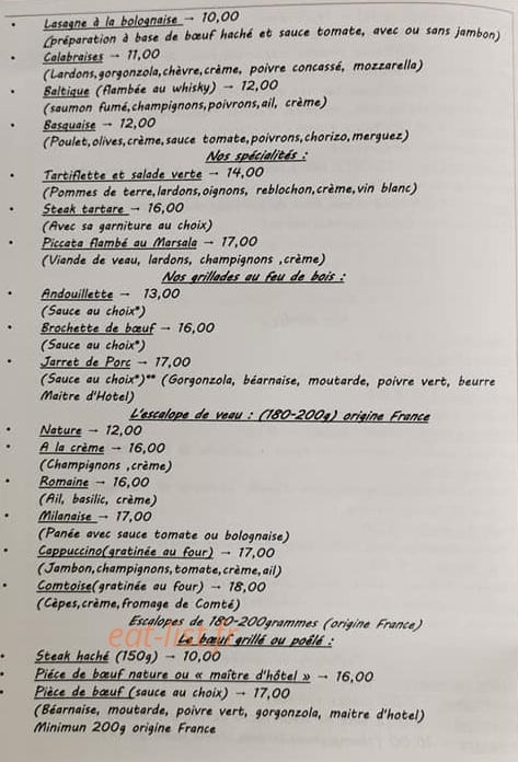 Le cappuccino — carte page 4