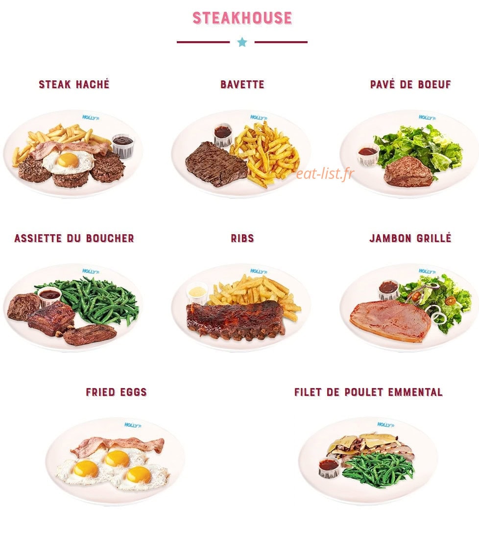 Holly's Diner — carte page 7