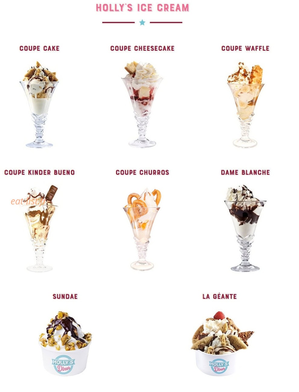 Holly's Diner — carte page 9