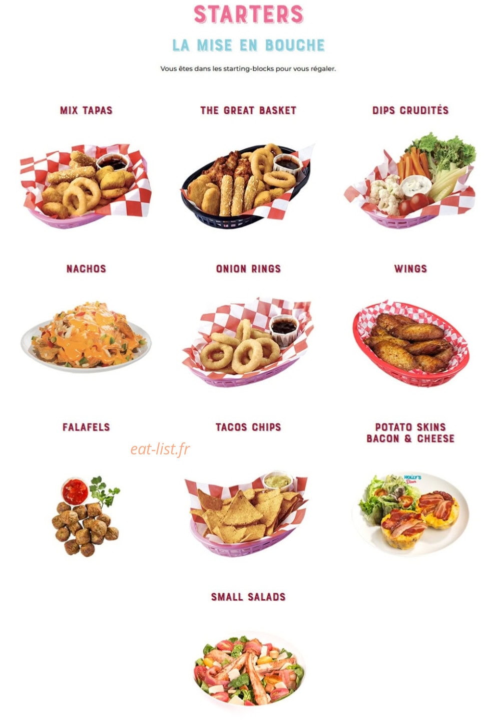 Holly's Diner — carte page 4