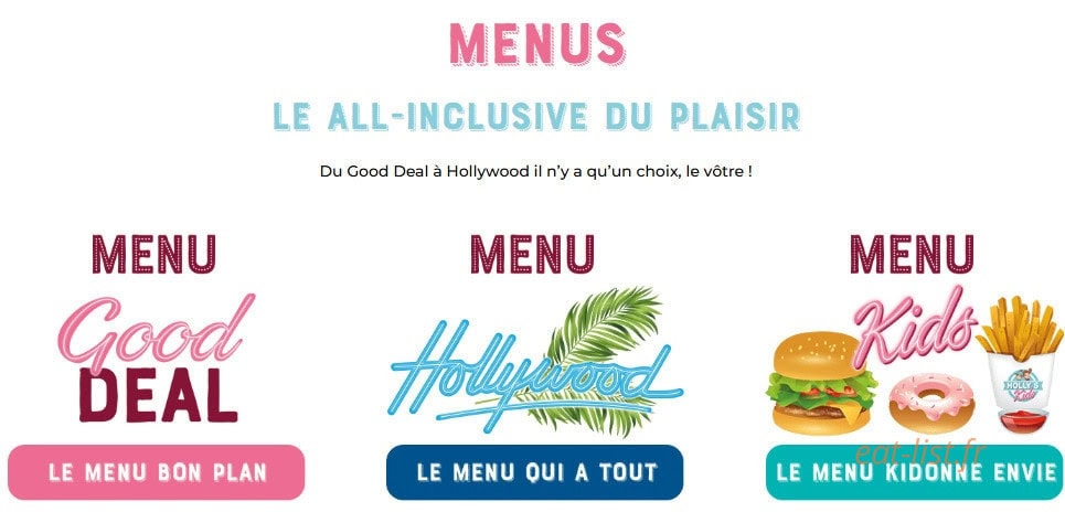 Holly's Diner — carte page 3