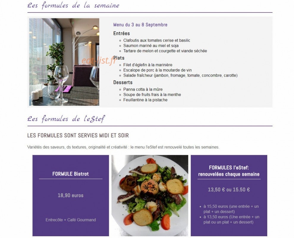 L'estef — carte page 1