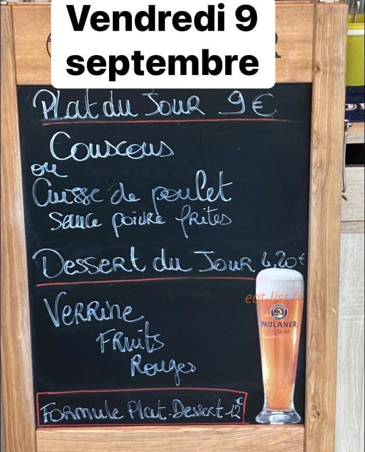 Le Green Café — carte page 1