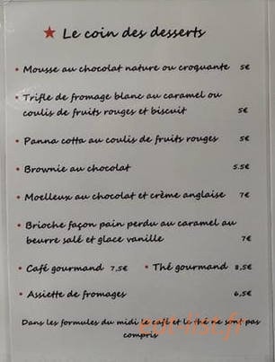 Le coin de la rue — carte page 6