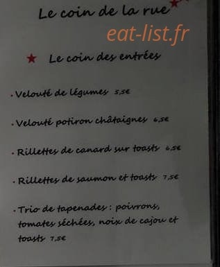 Le coin de la rue — carte page 4