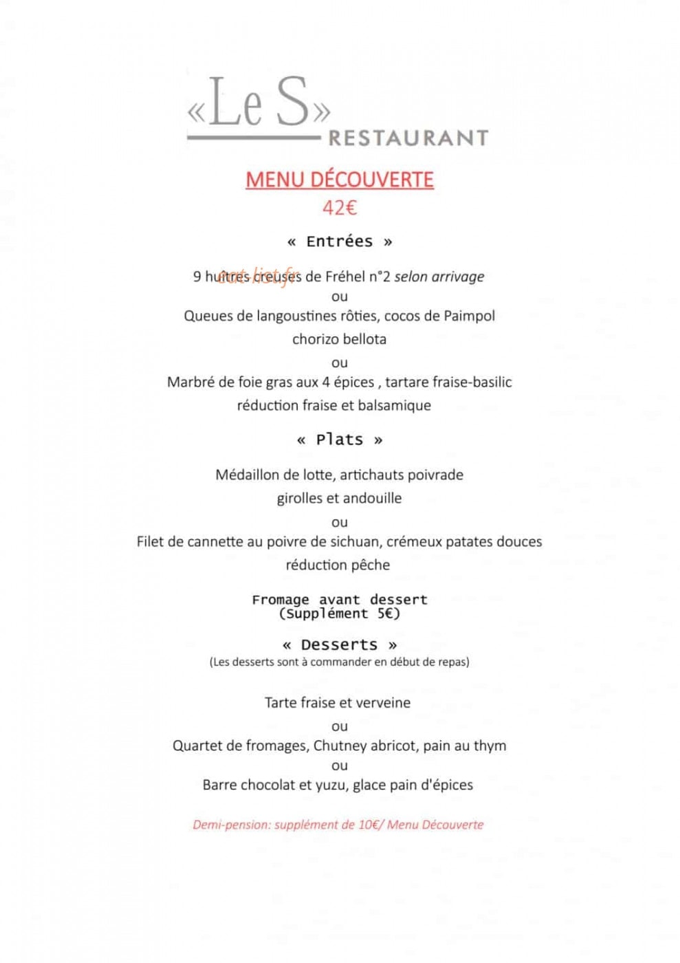 Le S — carte page 1