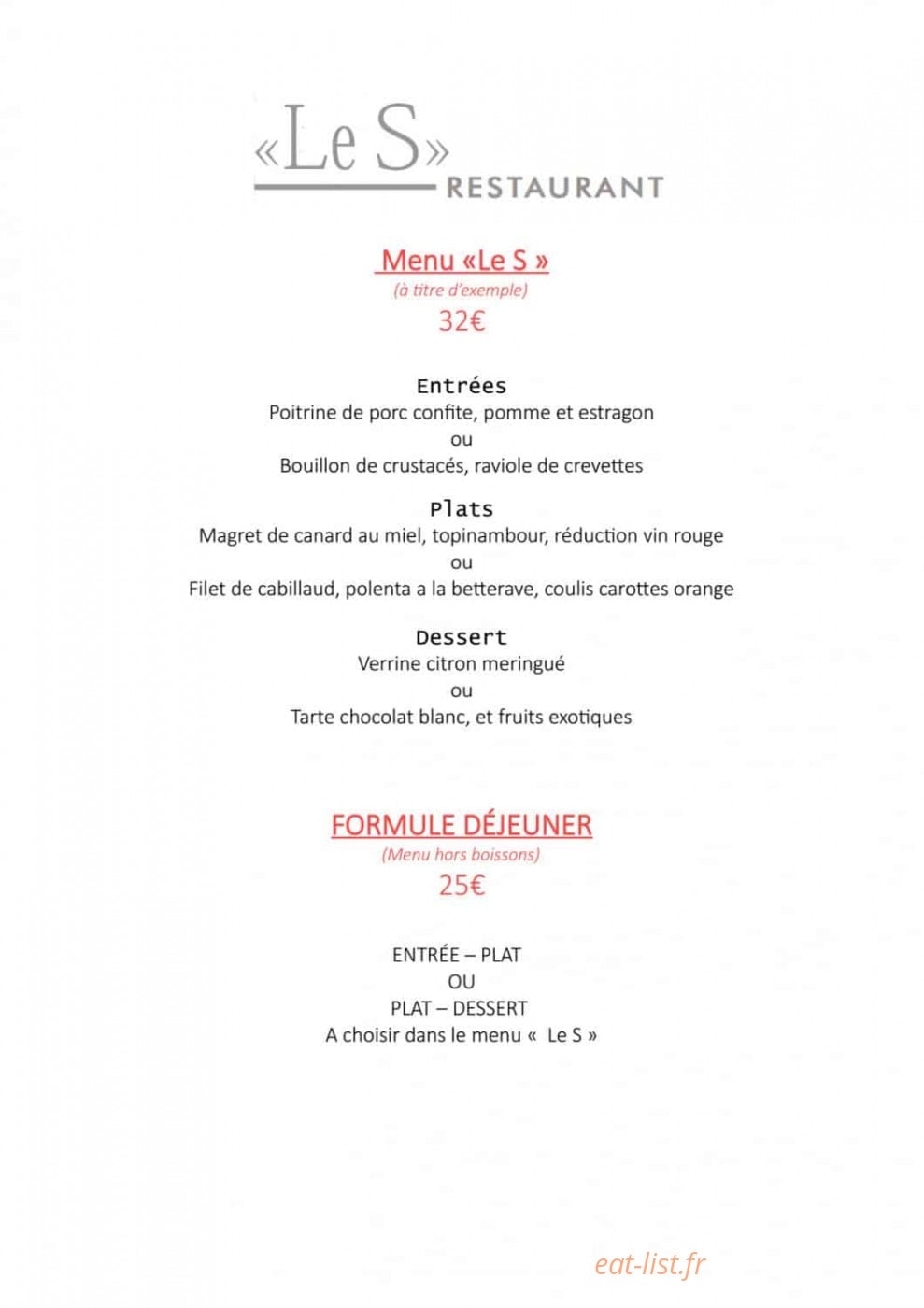 Le S — carte page 4