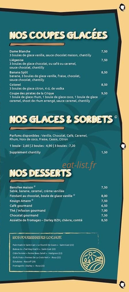 La Crique — carte page 3