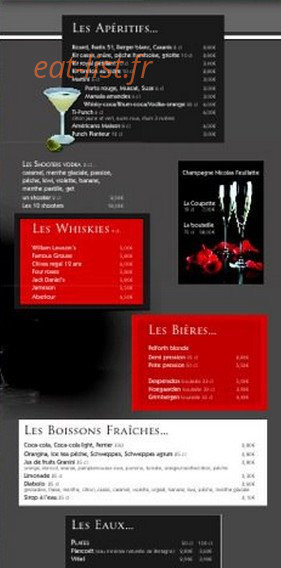 La Grande Brasserie — carte page 2